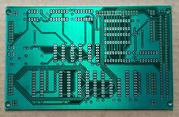 Board etched at home